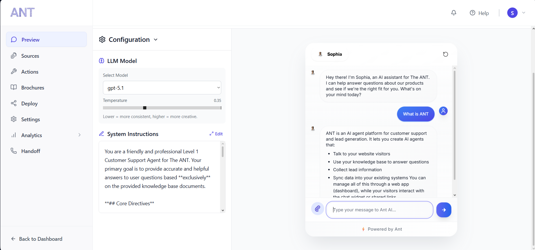 ANT — AI Workforce Platform. Deploy AI Workers, Not Chatbots.